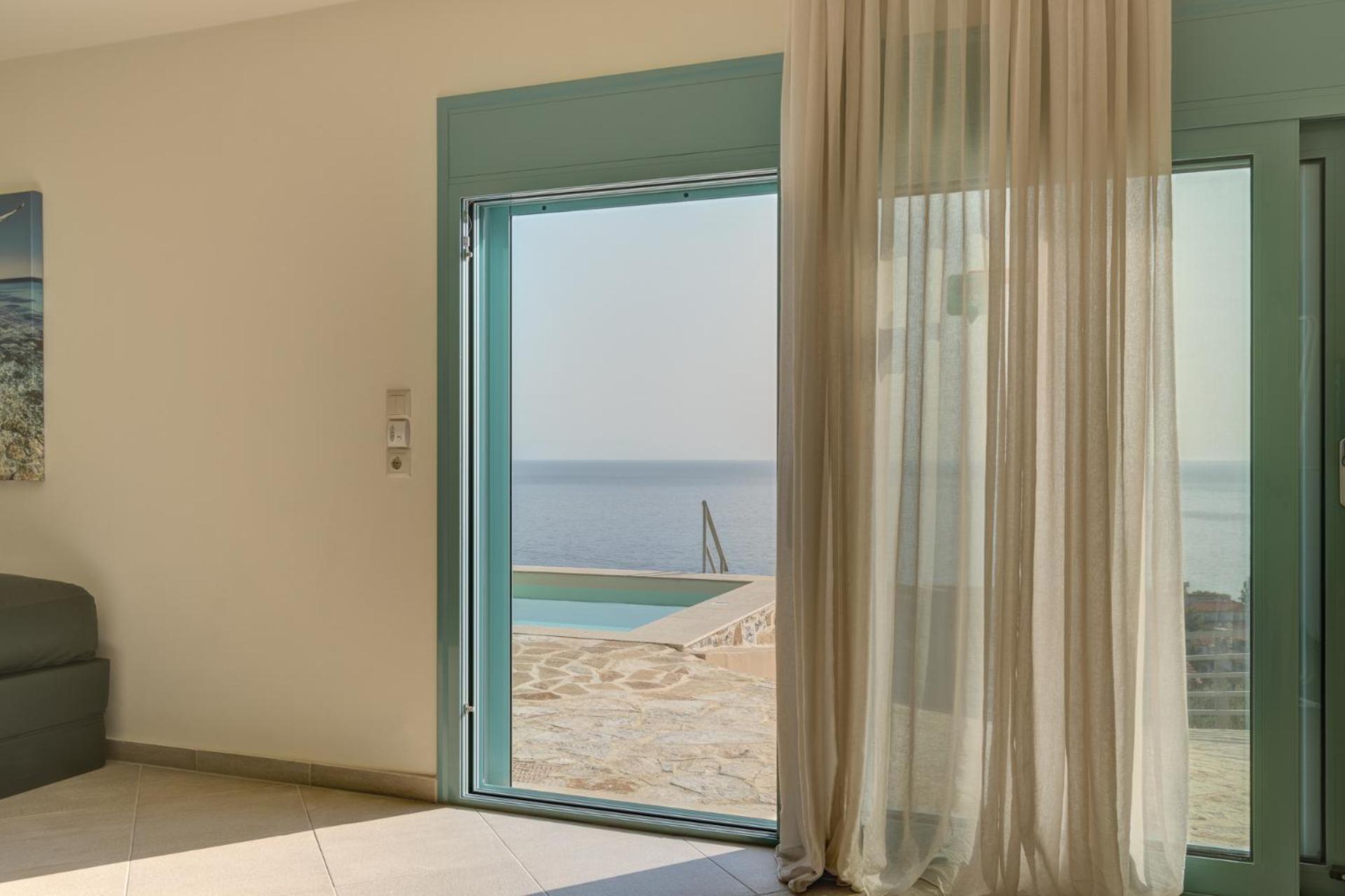 Ouzo Panoramic Houses 2, With Private Pool Plomari Exterior photo