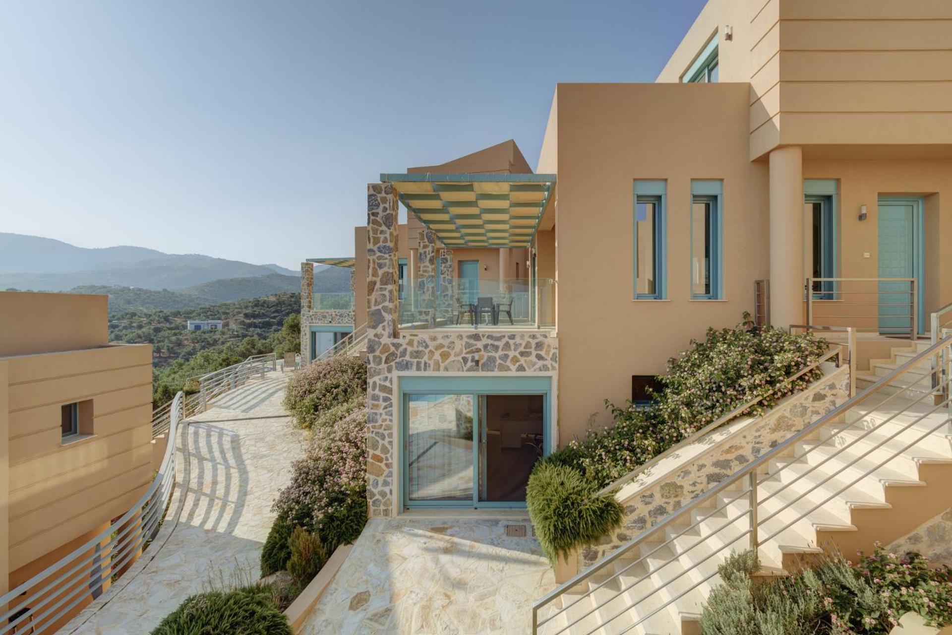 Ouzo Panoramic Houses 2, With Private Pool Plomari Exterior photo